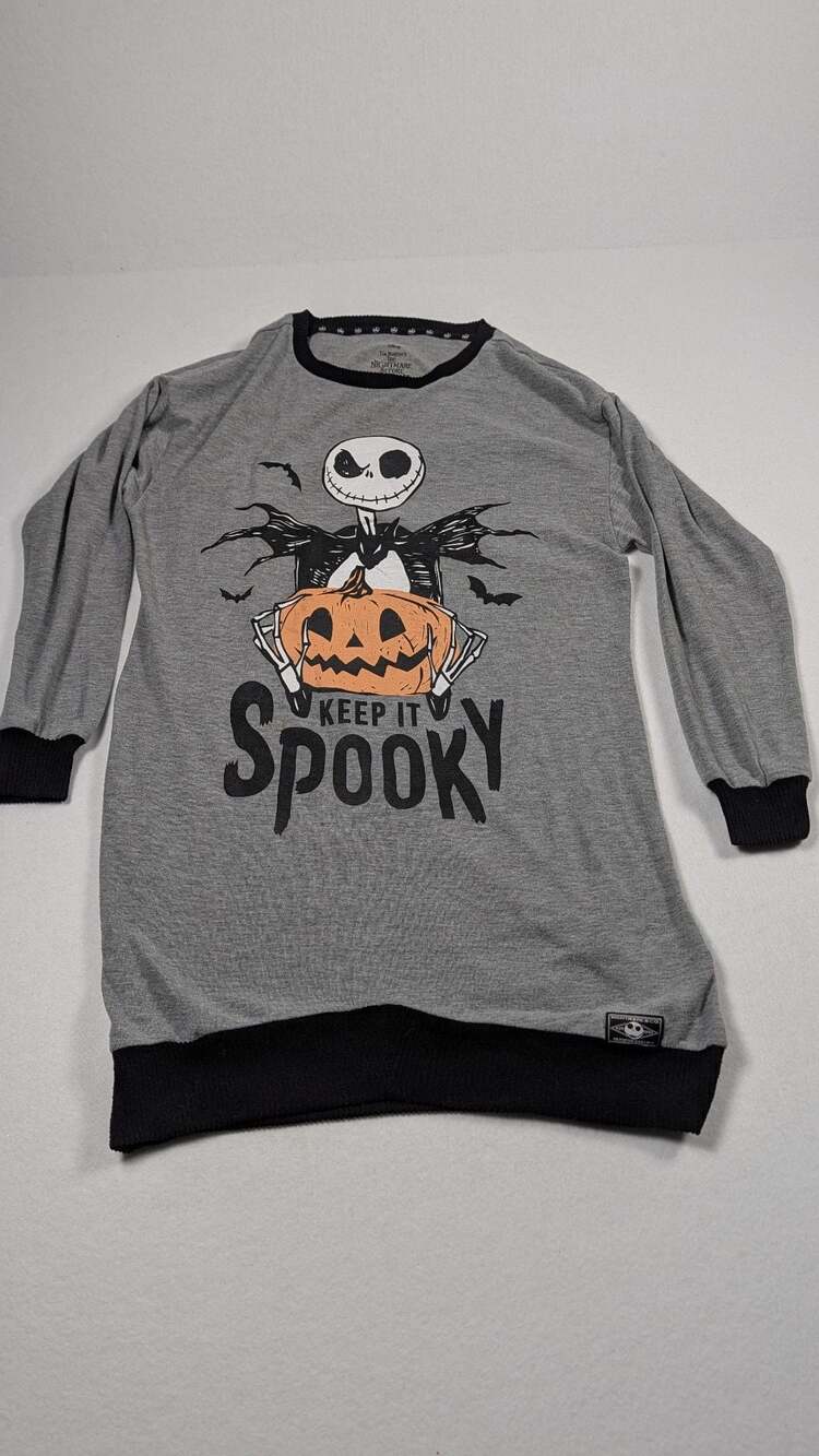 Disney Nightmare Before Christmas Keep It Spooky Sleep Shirt Jack Skellington